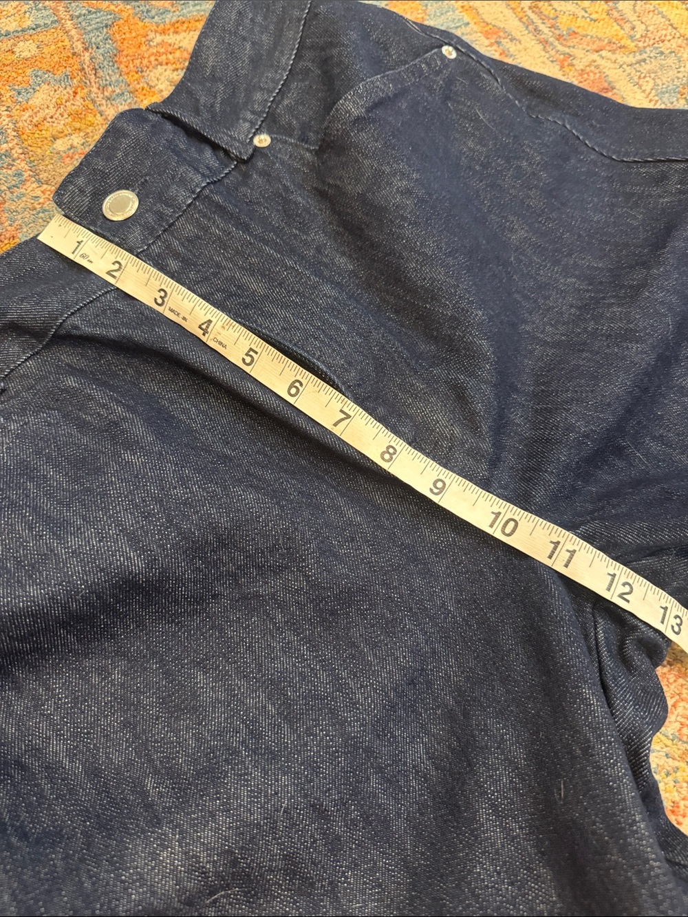 ZARA WOMAN COLLECTION MID-RISE - BARREL LEG Dark Wash 10 NWOT - Picture 5 of 5